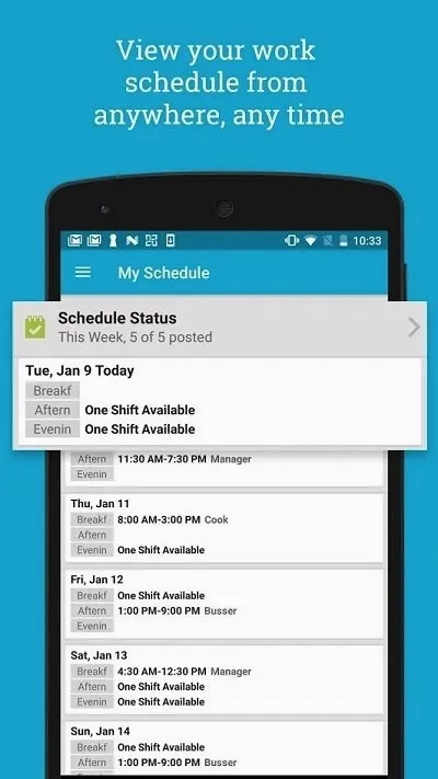HotSchedules(�ճ̹�������)V1.0 ��׿��