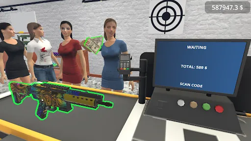枪店模拟器MOD菜单版 枪店模拟器MOD菜单版